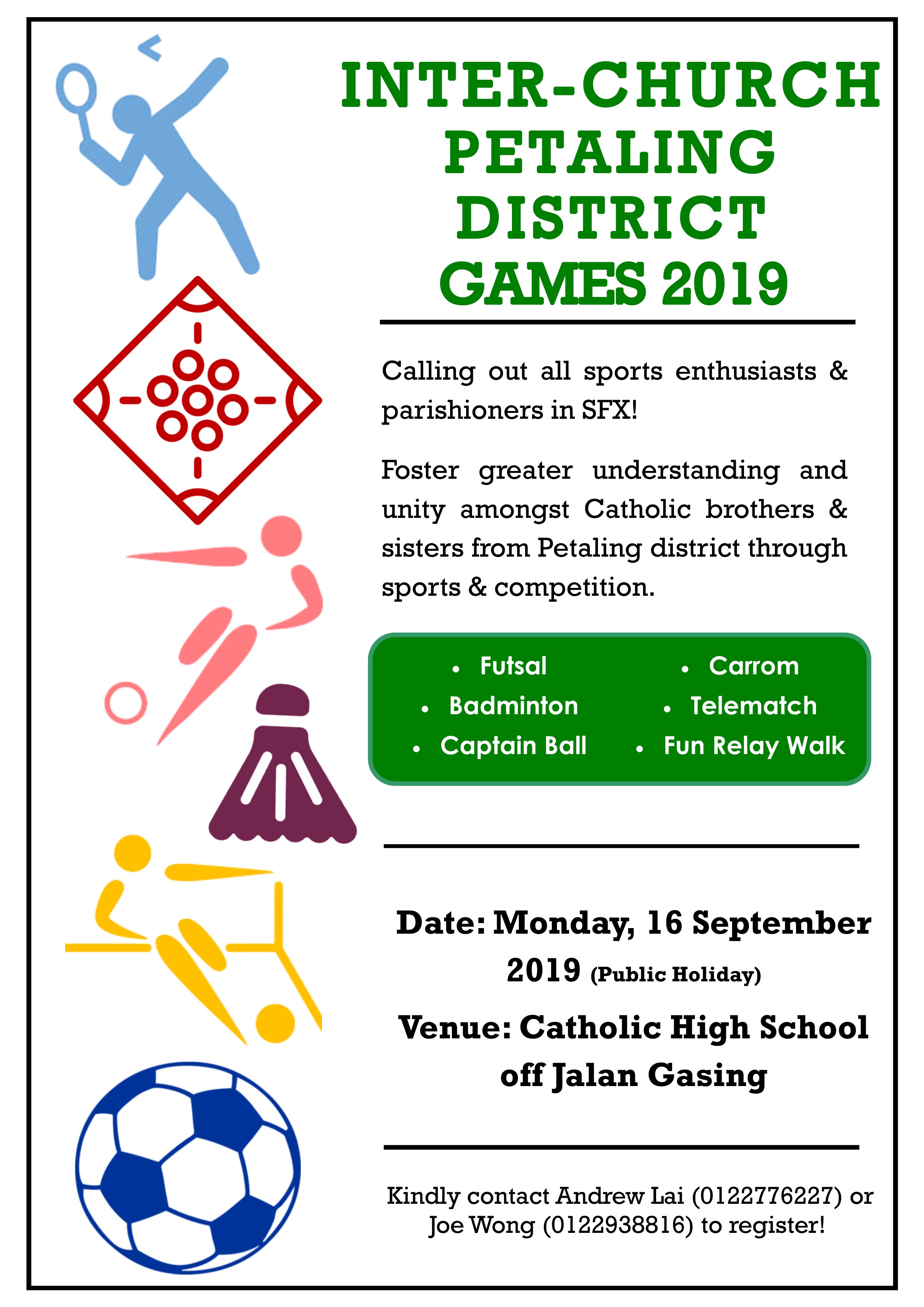 Inter Church Petaling District Games 2019